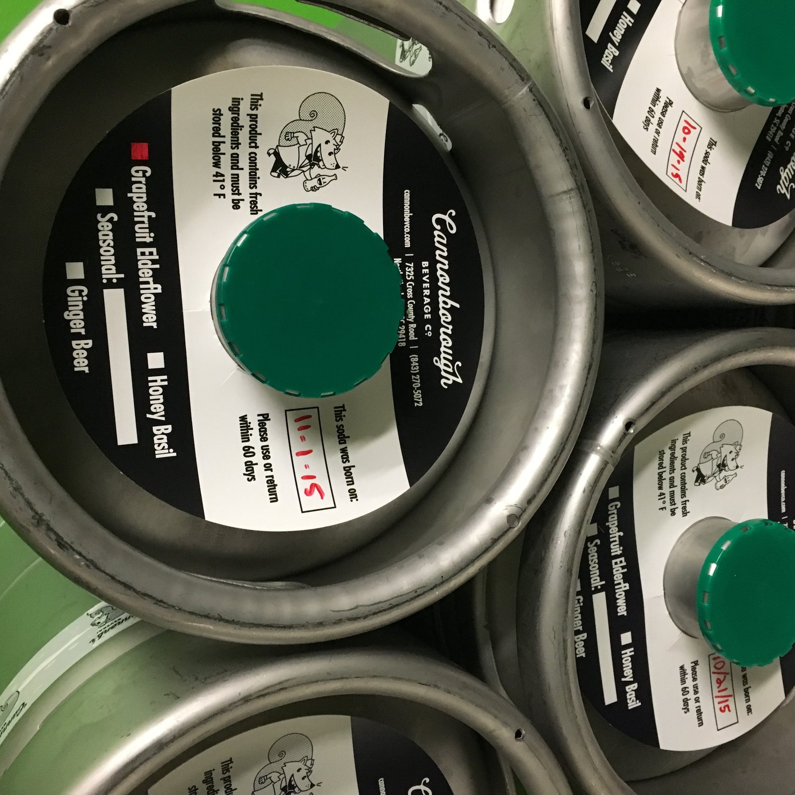 Cannonborough Beverage Company Keg Collars