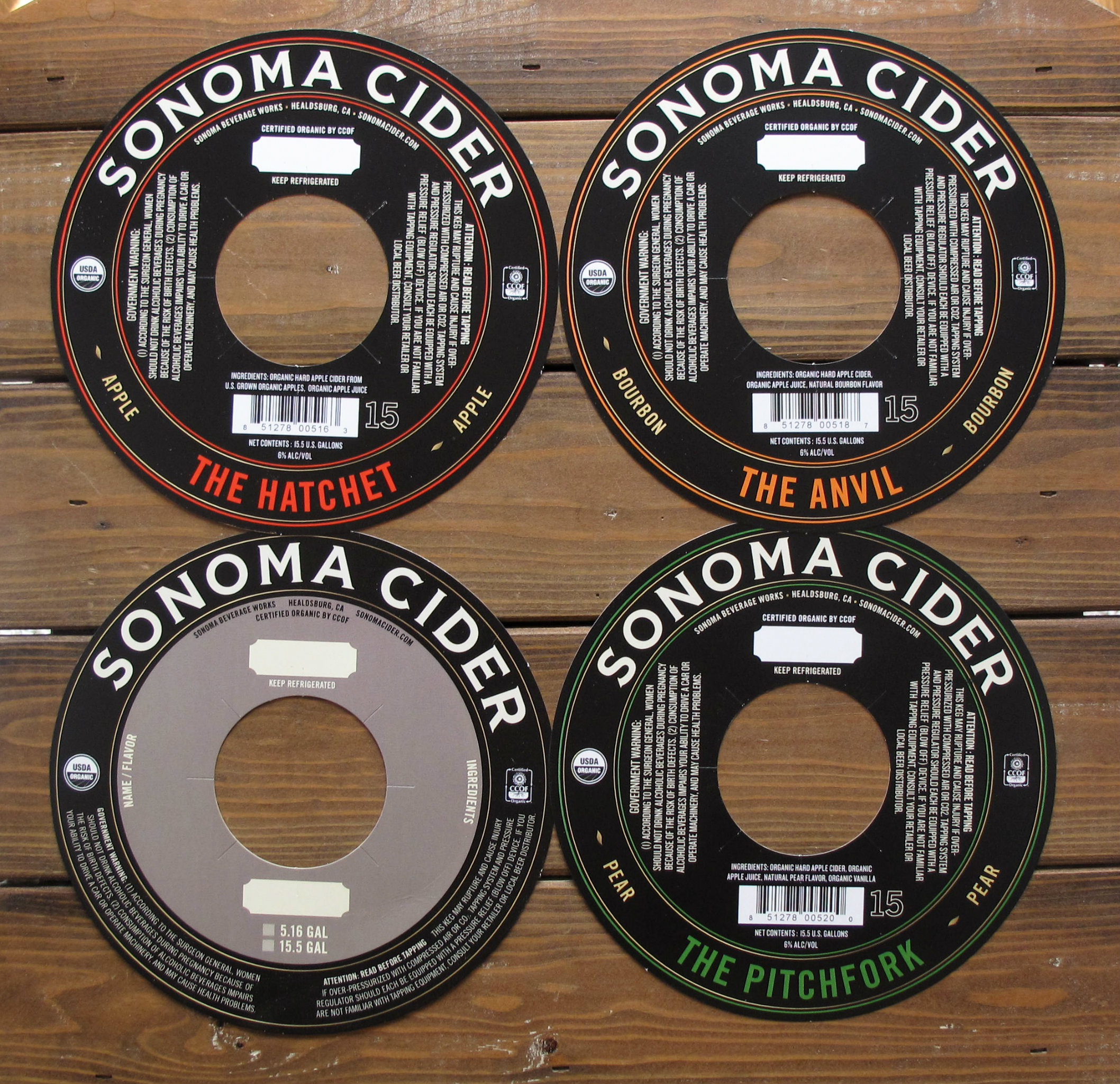 Custom keg Collars