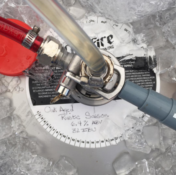 Cold Fire Brewing Keg Collar