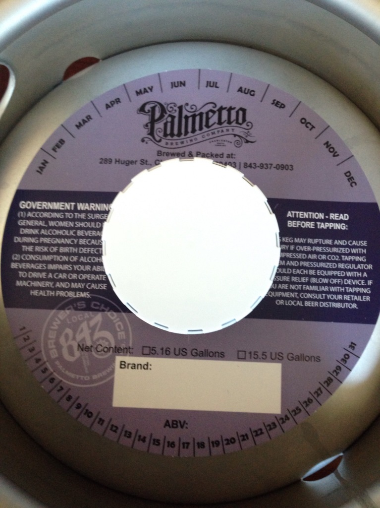 Palmetto Brewing Keg Collars