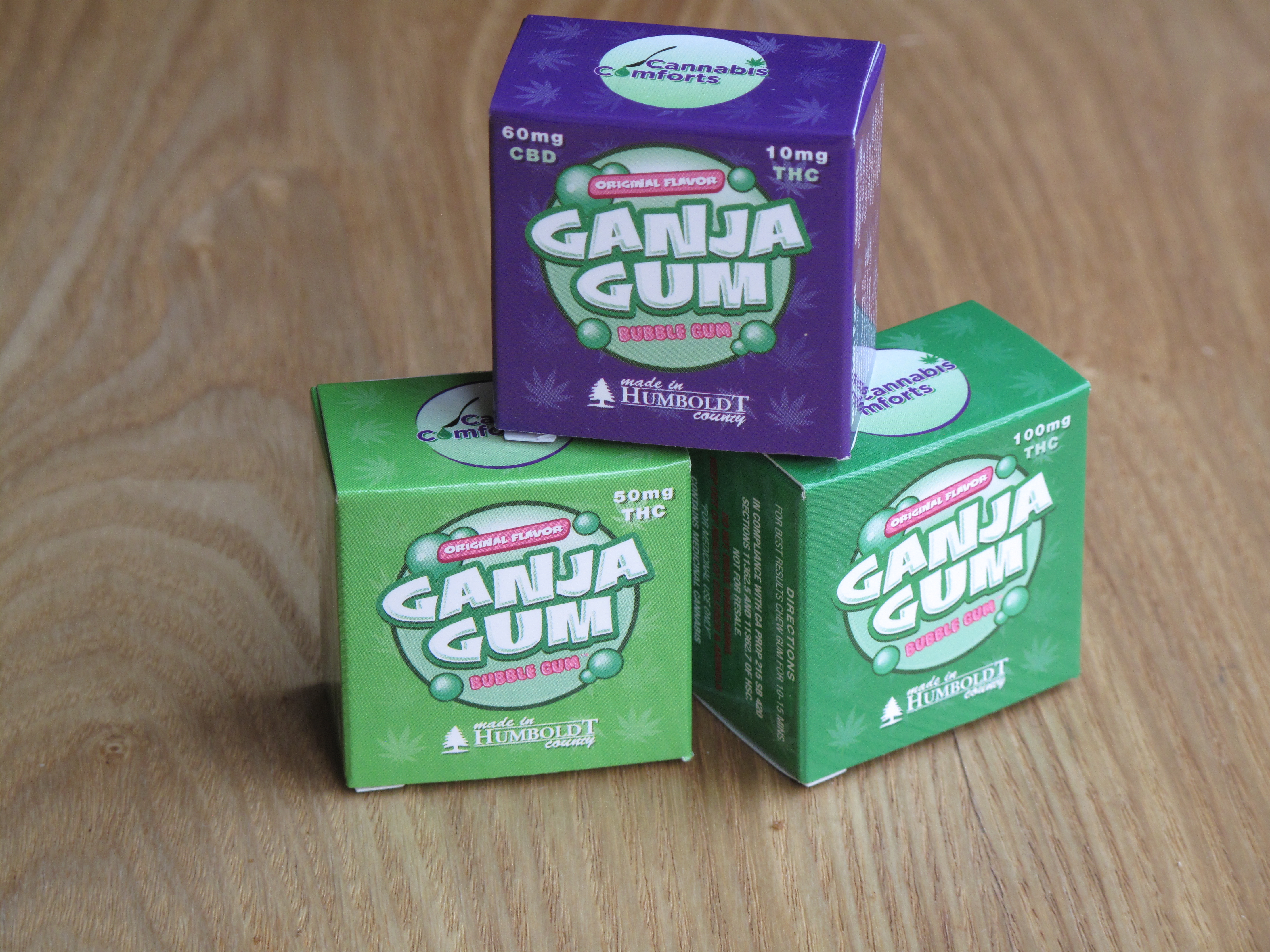 Cannabis Edibles Gum Packaging