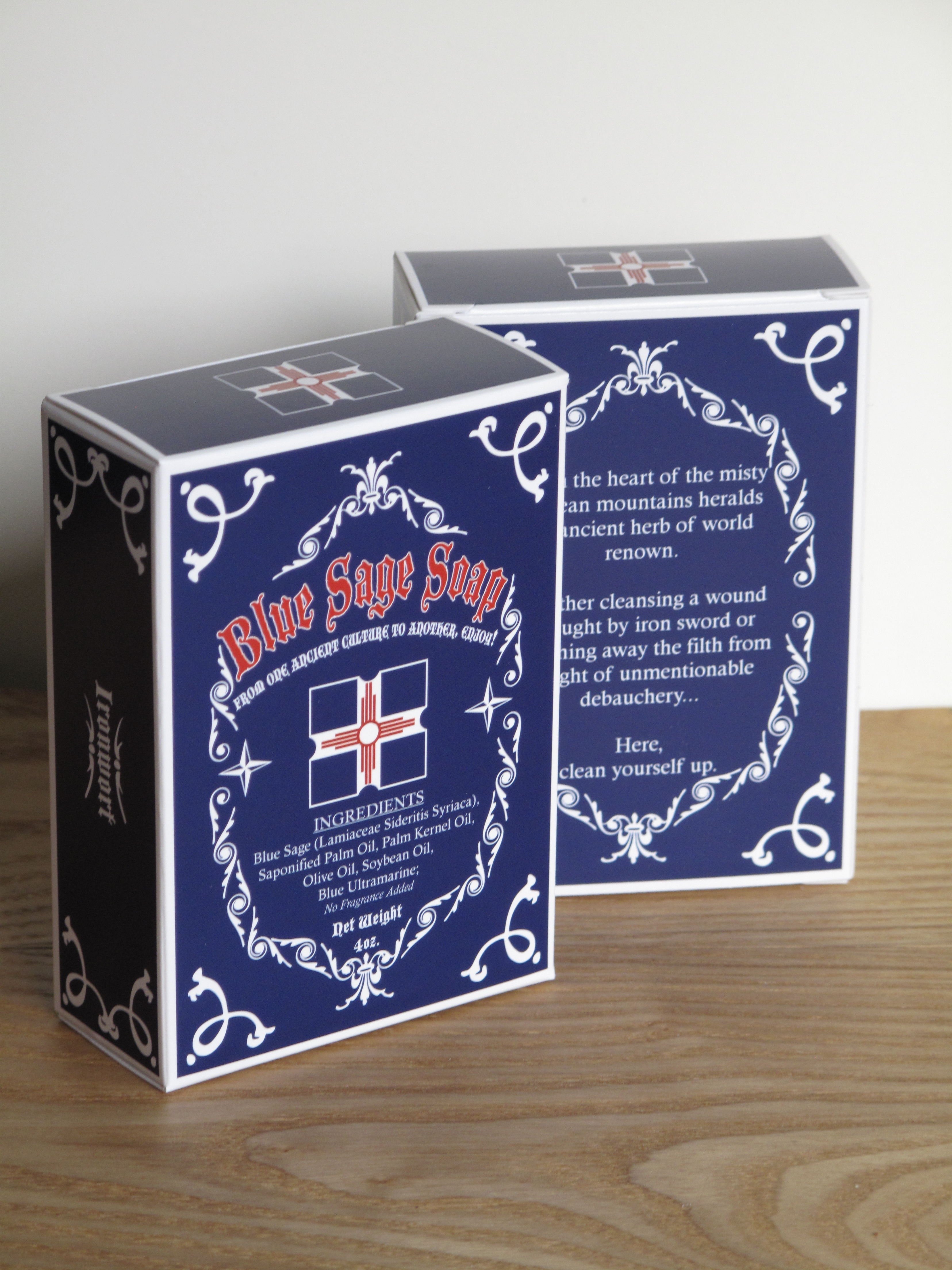 Blue Sage Soap Boxes from YourBoxSolution.com