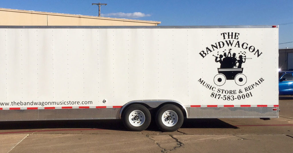 The Bandwagon Music Store and Repair Trailer