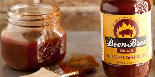 Deen Bros BBQ sauces jar labels