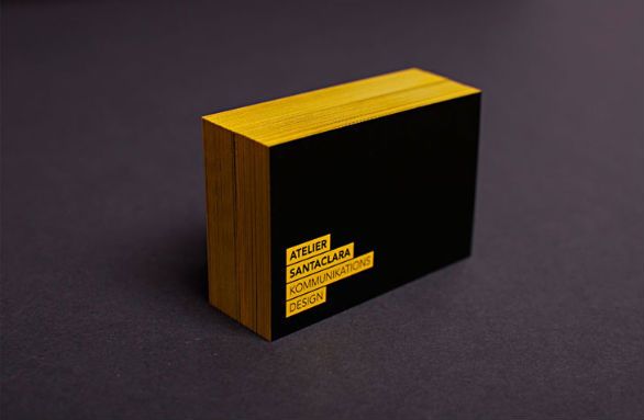 Black Business Cards - Atelier