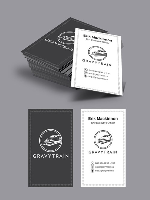 Black Business Cards - Gravy Train