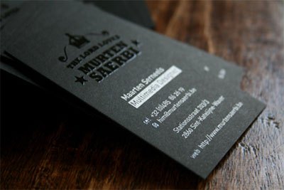 Black Business Cards - serneels