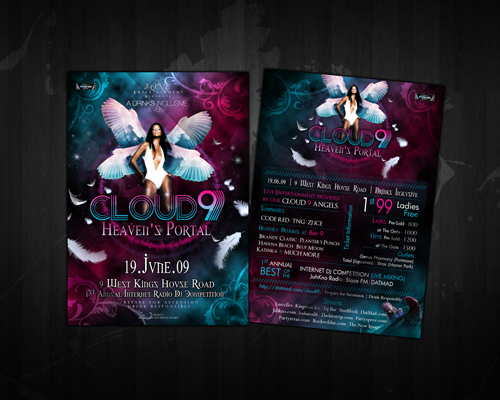 Night Club Flyer – Cloud 9 Heaven’s Portal