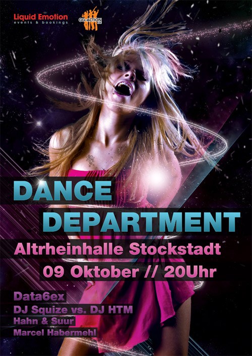 Night Club Flyer - Dance Department Party Community