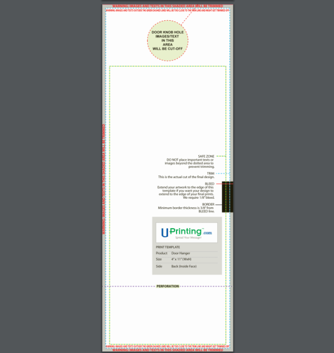 door hanger template example 2