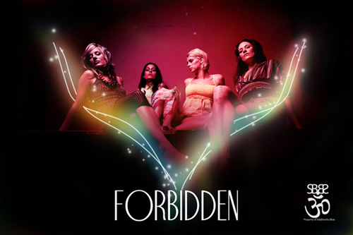 Night Club Flyer - Forbidden: Hollywood Party Flyers