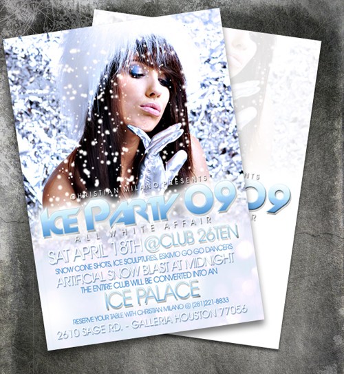 Night Club Flyer - Ice Party