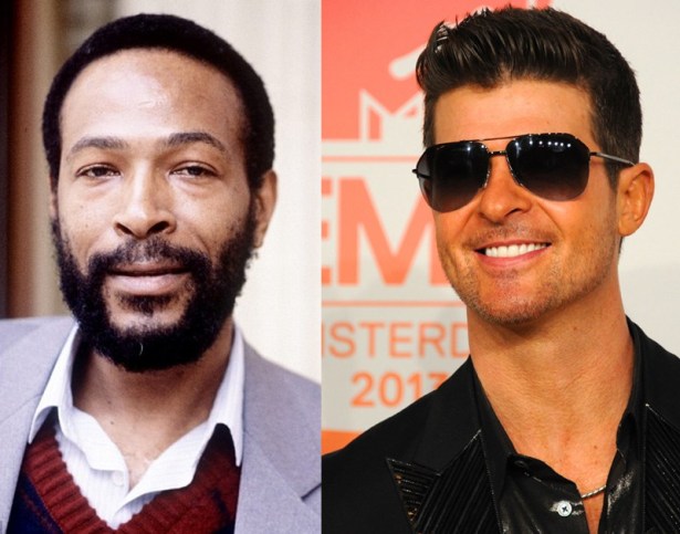 Marvin Gaye with Robin Thicke