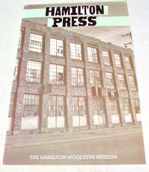 Hamilton Press Newsletter Cover