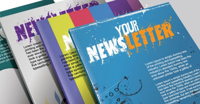 Creative Print Newsletter Designs