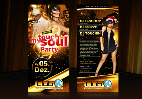 Night Club Flyer - Touch My Soul Party