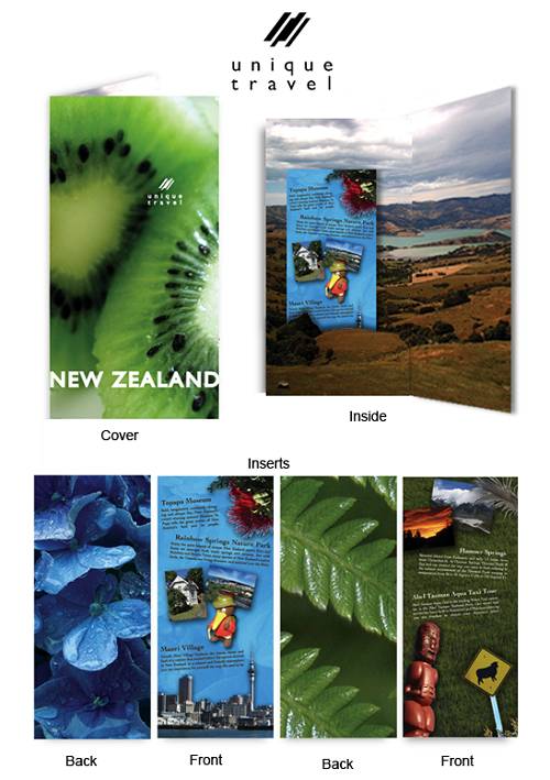 New zealand travel brochure