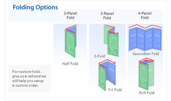 Standard Brochure Folds