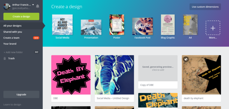 Free Graphic Design Tool - Canva