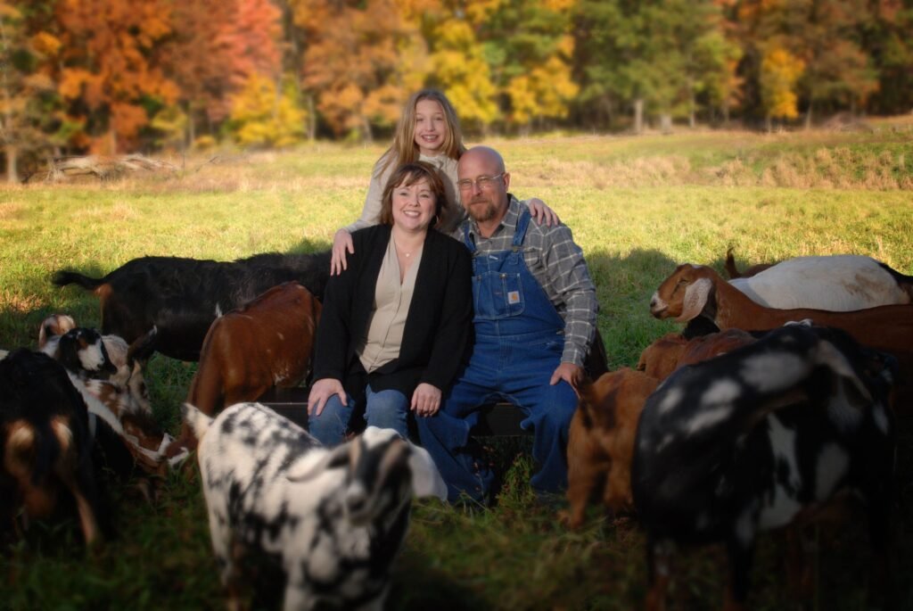 the smiling goat soap company family photo