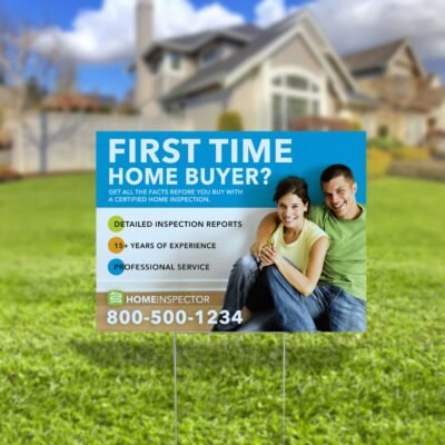 Real Estate Yard Sign - first time home buyer ads